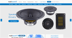 Desktop Screenshot of madisoundspeakerstore.com