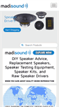 Mobile Screenshot of madisoundspeakerstore.com